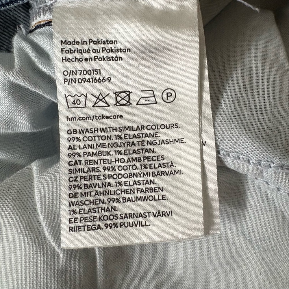 H&M Dark Wash Mom Jeans High Rise Size 14 | Vintage Style Denim - Picture 6 of 7